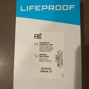 Brand New in box.  Never opened. Lifeproof case for iPhone 13